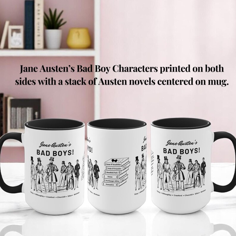 Jane Austen Character Mug