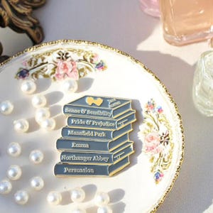 Jane Austen Gift Jane Austen Jewelry Brooch Pin