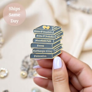 Book Club Gifts Jane Austen Brooch Pin Book Lover Gift Ideas For Literary Fan Pride And Prejudice Jewelry For English Teacher Gift For Her