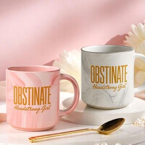 Mug en porcelaine en pierre naturelle, cadeau de bibliothécaire pour femme, produits livresques, Jane Austen, mug orgueil et préjugés, cadeaux livresques pour elle, cadeau féministe image 10