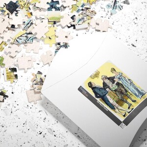 Pride And Prejudice Puzzle Game For Jane Austen Fan Gift Literary Scene Art Book Lover Puzzle Classic Romance Gift For Reader English Novel image 10