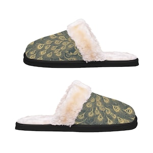 Womens clearance slippers peacocks