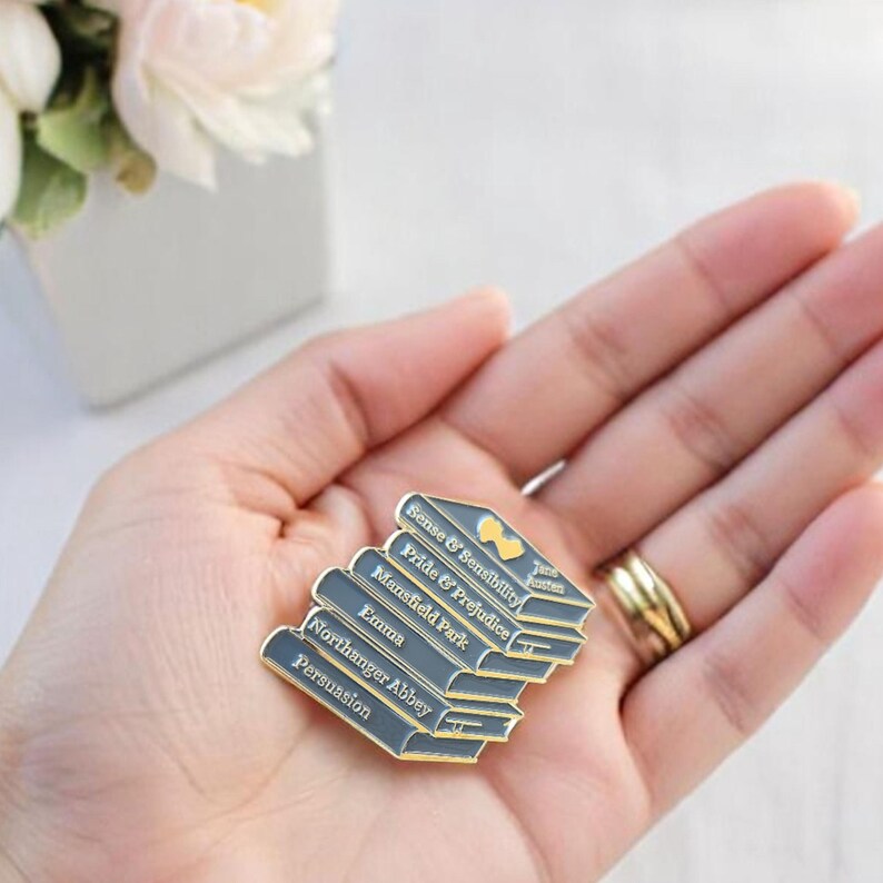 Jane Austen Gift Jane Austen Jewelry Brooch Pin