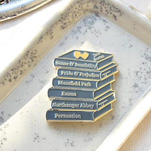 Jane Austen Jewelry Brooch Pin