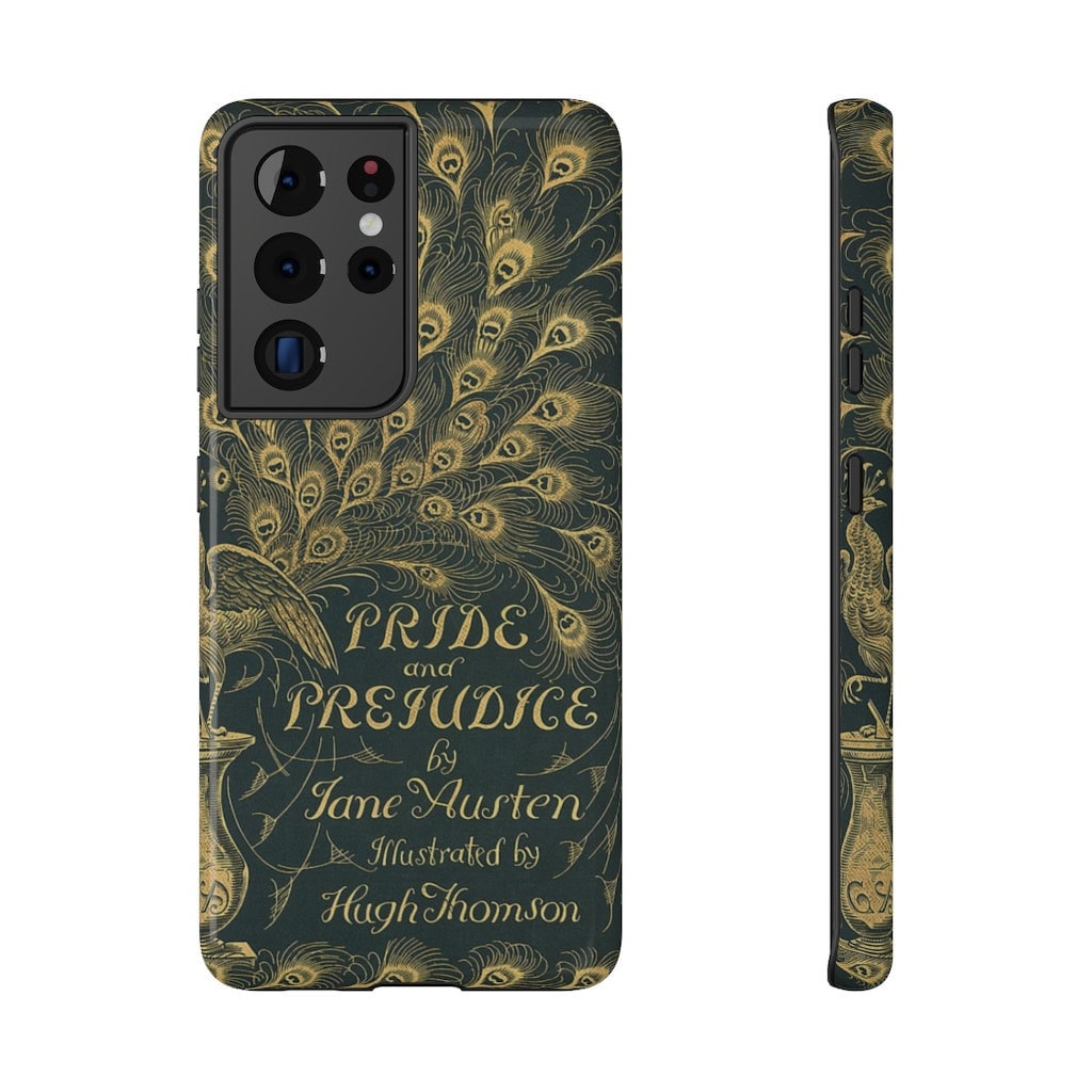 Jane Austen Vintage Book Club Mr. Darcy & Lizzy Fans Literary Pride and  Prejudice Gifts | Samsung Galaxy Phone Case