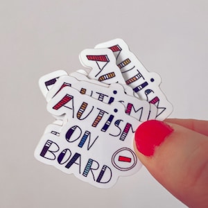 Autism on board sticker