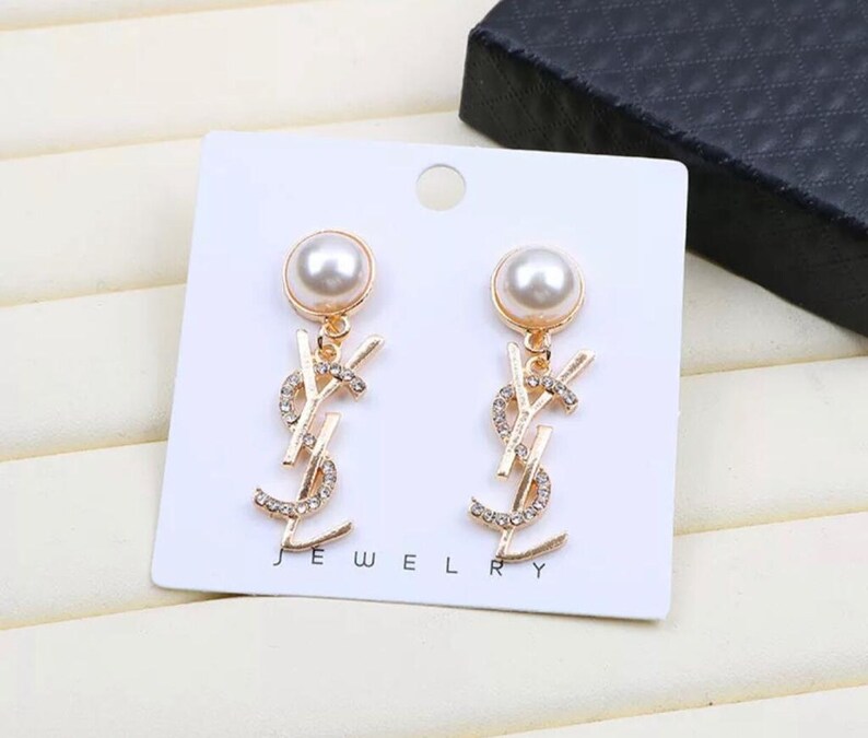 YSL Earrings Brand InspiredGreat Quality Drop Long Earrings will not tarnish or Fade