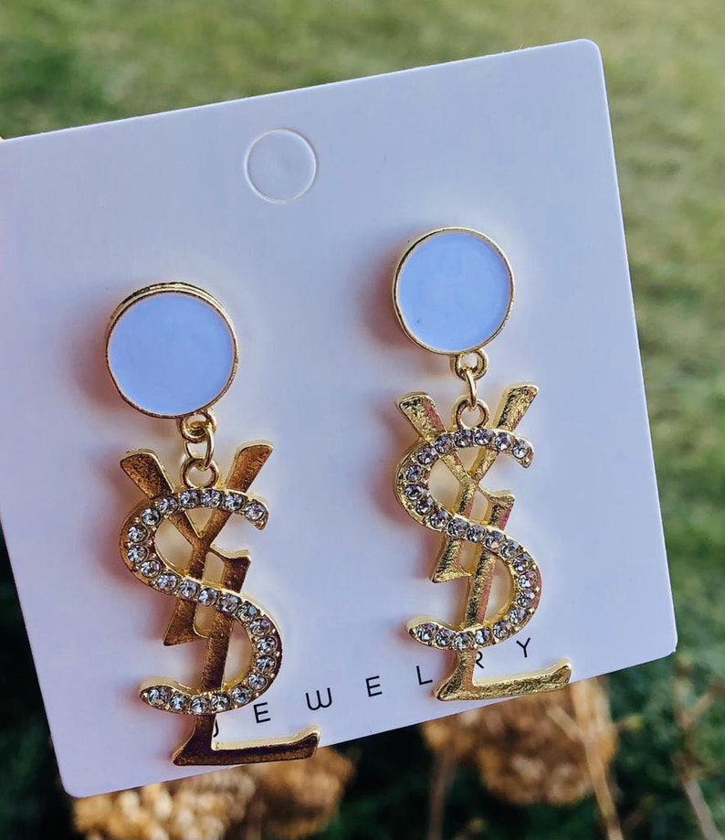 YSL Earrings Brand InspiredGreat Quality Drop Long Earrings will not tarnish or Fade