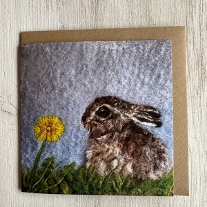 Carte d'art bébé lapin