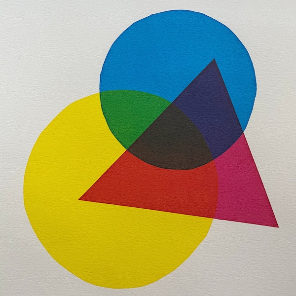 Primary Color Print Etsy