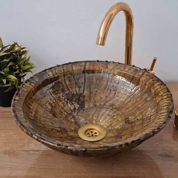 Rustic Bathroom Sinks Etsy