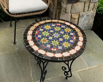 CUSTOMIZABLE Mosaic Table - Crafts Mosaic Table - Mosaic Table Art - Mid Century Mosaic Table - Handmade Coffee Table For Outdoor & Indoor