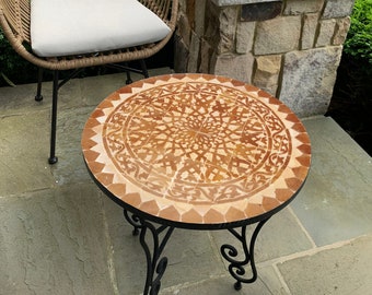 CUSTOMIZABLE Mosaic Table - Crafts Mosaic Table - Mosaic Table Art - Mid Century Mosaic Table - Handmade Coffee Table For Outdoor & Indoor