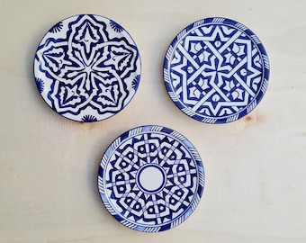 Personalized Hanging Ceramic Plates - Wall Decorative Plates - Handmade Pottery Decorative And Serving Plates