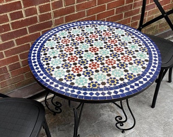 CUSTOMIZABLE Mosaic Table - Crafts Mosaic Table - Mosaic Table Art - Mid Century Mosaic Table - Handmade Coffee Table For Outdoor & Indoor