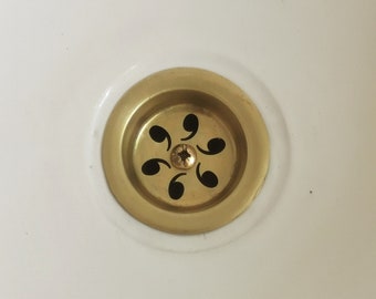 Handmade Brass Drain & Sifon - Suitable For Our Washbasins