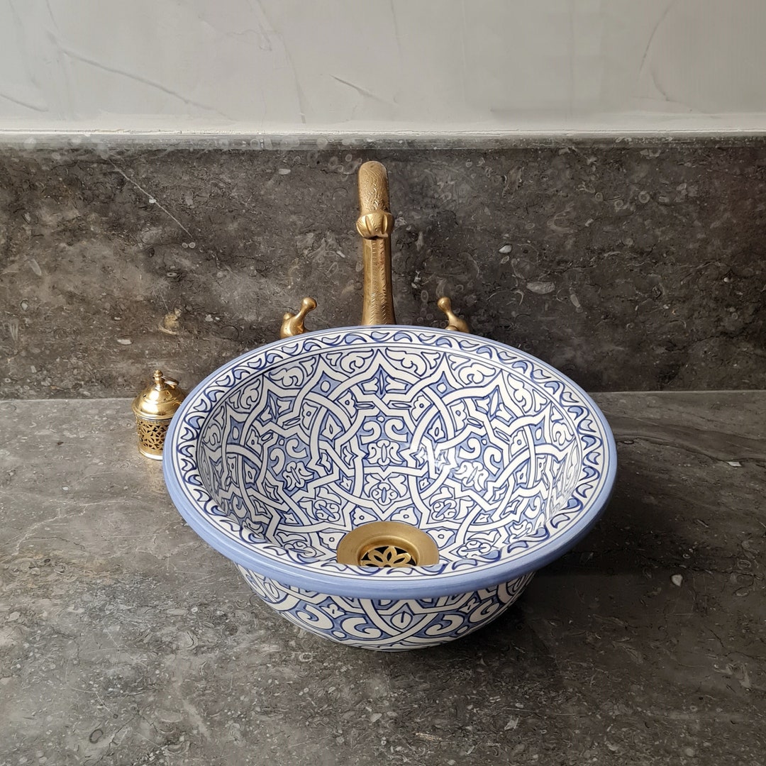 Mid Century Modern Bathroom Sink Ceramic Washbasin Undermount Basin ...