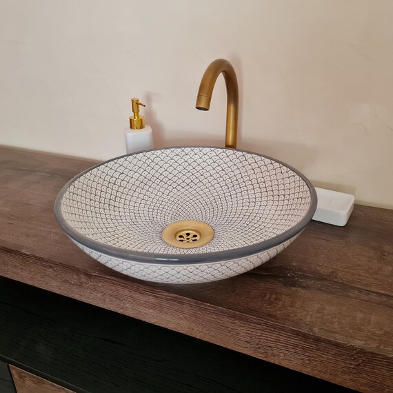 Mid Century Modern Bathroom Sink Ceramic Washbasin Gray Australia - Ceramic Bathroom Sinks Decorative Mid Century Modern Bathroom Sink Ceramic Washbasin Gray Australia - Ceramic Bathroom Sinks Decorative