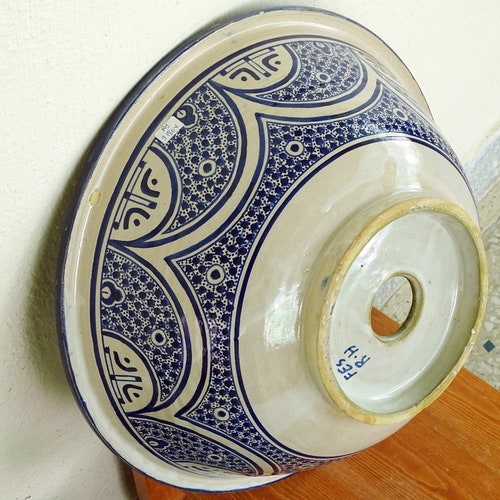CUSTOMIZABLE Ceramic shops Vessel / Drop In Sink, Bathroom Ceramic Sink Bowl, HandPainted Ceramic Basin, Bathroom Improvement, Bathroom Remodeling