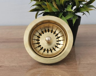 Handmade Brass/copper bar sink Drain basket  - Suitable For Our BAR Washbasins