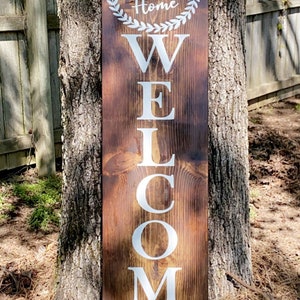 Welcome Sign, Standing Sign, Porch Decor, Patio Decor, Home Decor