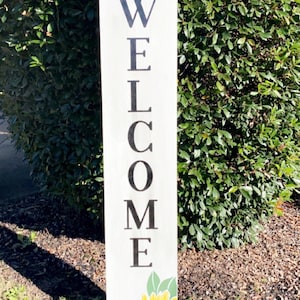 Sunflower Welcome Sign