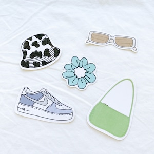 Pack d'autocollants d'été ! Autocollants esthétiques, Summer Vibes, Autocollants pour ordinateur
