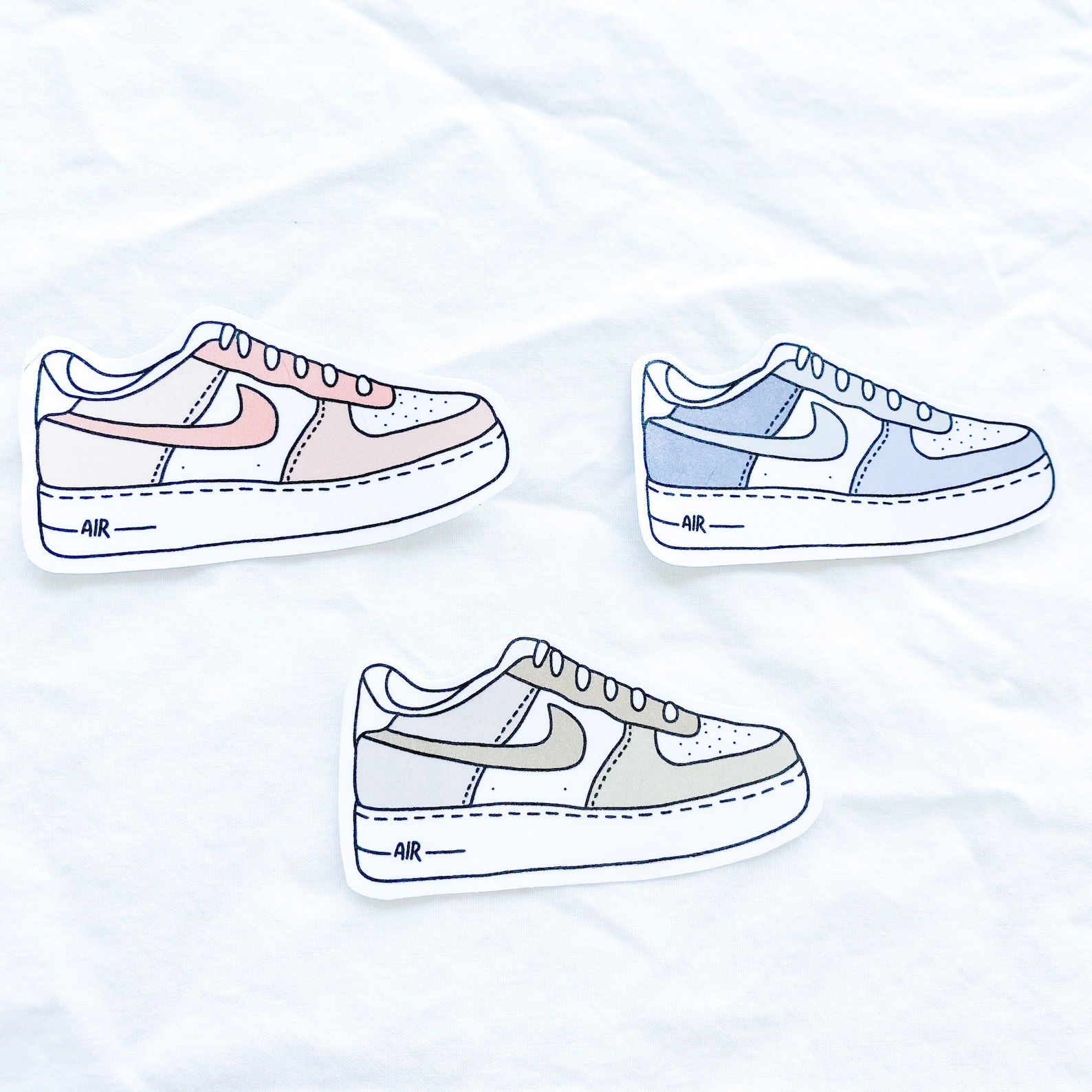 nike air force swoosh stickers
