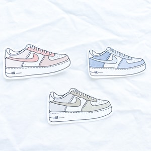 Autocollants Nike de l'armée de l'air ! Résistant à l'eau, achetez individuellement ou en pack !