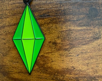 The Sims Plumbob Keychain