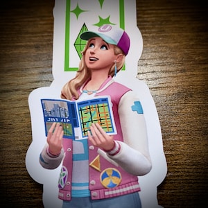 Sims Daydreaming Student Magnetic Bookmark