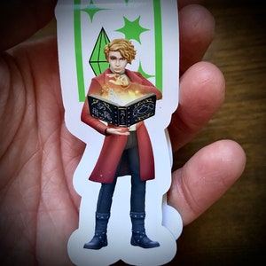 Sims Wizard Magnetic Bookmark