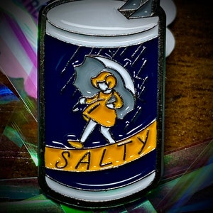 Salty Enamel Pin