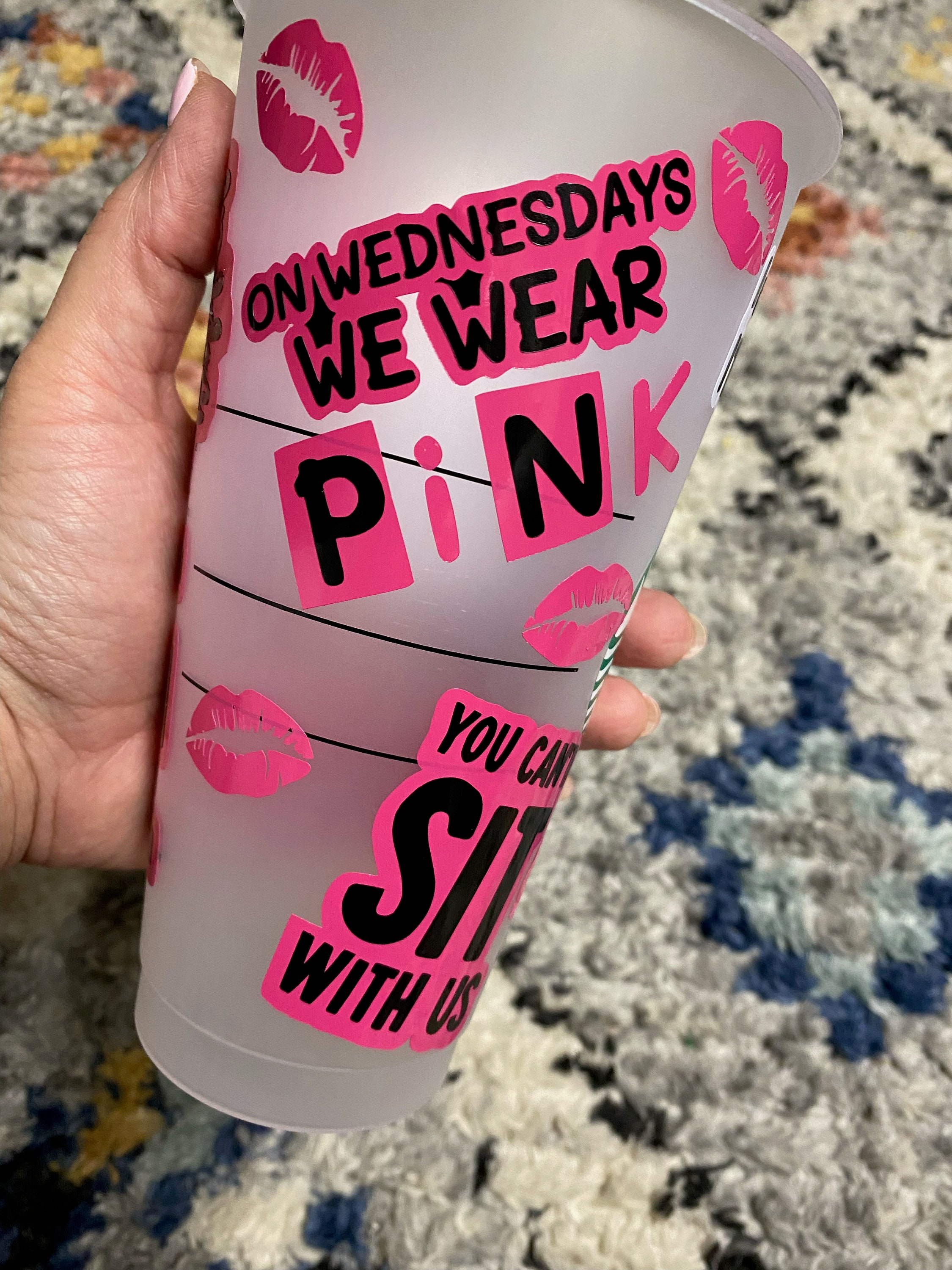 Starbucks cold drink cup Mean Girls theme · Micheles Designs · Online Store  Powered by Storenvy