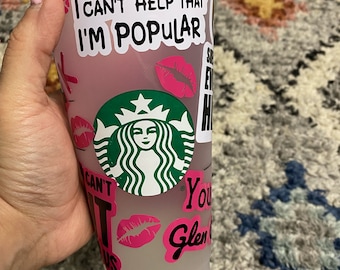 Cupid Book Mean Girls Valentines Starbucks Cup – Brown Sugar Sweet Tees