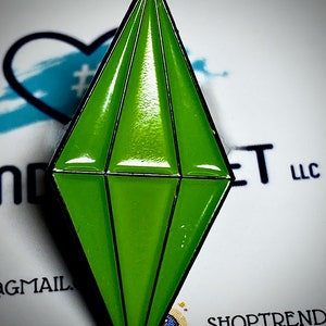 Sims Plumbob Enamel Pin