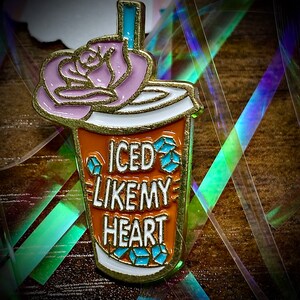 Iced Like My Heart Enamel Pin