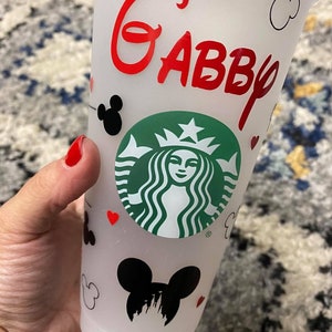 Personalized Epcot drinking around the world starbucks tumbler