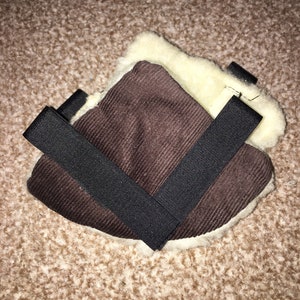 Cosy Ears Brown Fleece Lined Riding Hat Ear Warmers Cosy Ears Brown Fleece Lined Riding Hat Ear Warmers