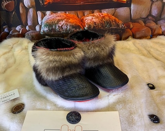 Les Rosalie 10 men's recycled fur indoor moccasin