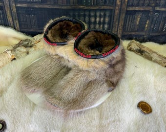 Rolande 10 WOMEN'S recycled fur indoor moccasin