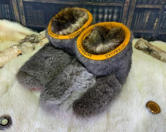 Les Florianne 10 Men's Recycled Fur Indoor Moccasin