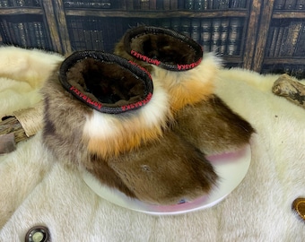 Les Gisèle 10 Men's Recycled Fur Indoor Moccasin