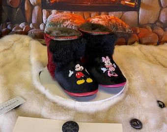 Les Rachel 8 WOMEN'S recycled fur indoor moccasin