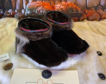 Men's Les Thérèse 10 recycled fur indoor moccasin