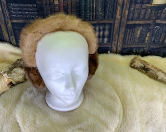Earmuffs made entirely of recycled fur