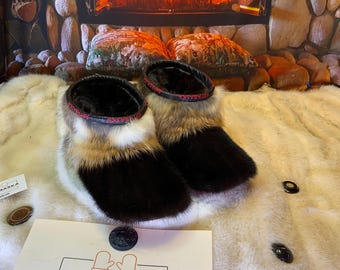 Les Odette 10 Men's Recycled Fur Indoor Moccasin