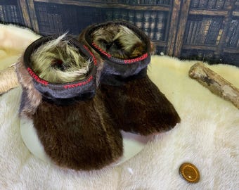 Les Dorothée 11 Men's Recycled Fur Indoor Moccasin