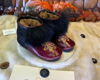 Les Violette 10 Women's Recycled Fur Indoor Moccasin
