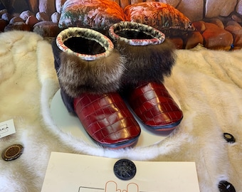 Les Colette 8 WOMEN'S recycled fur indoor moccasin